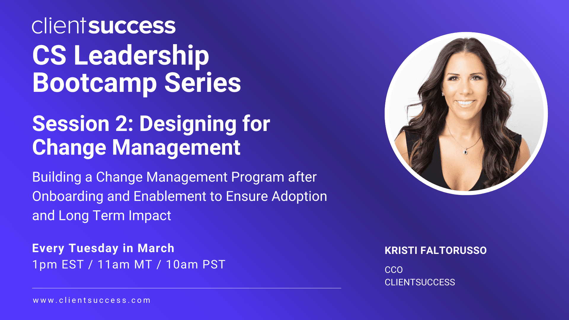 On-Demand | CS Leadership Bootcamp Series – The Onboarding Edition: Designing for Change Management