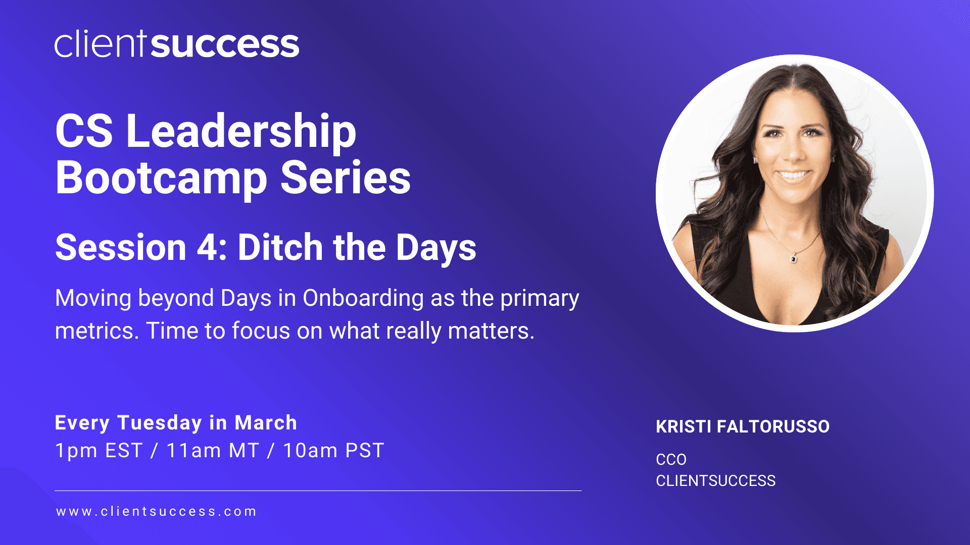 On-Demand | CS Leadership Bootcamp Series β The Onboarding Edition: Ditch the Days