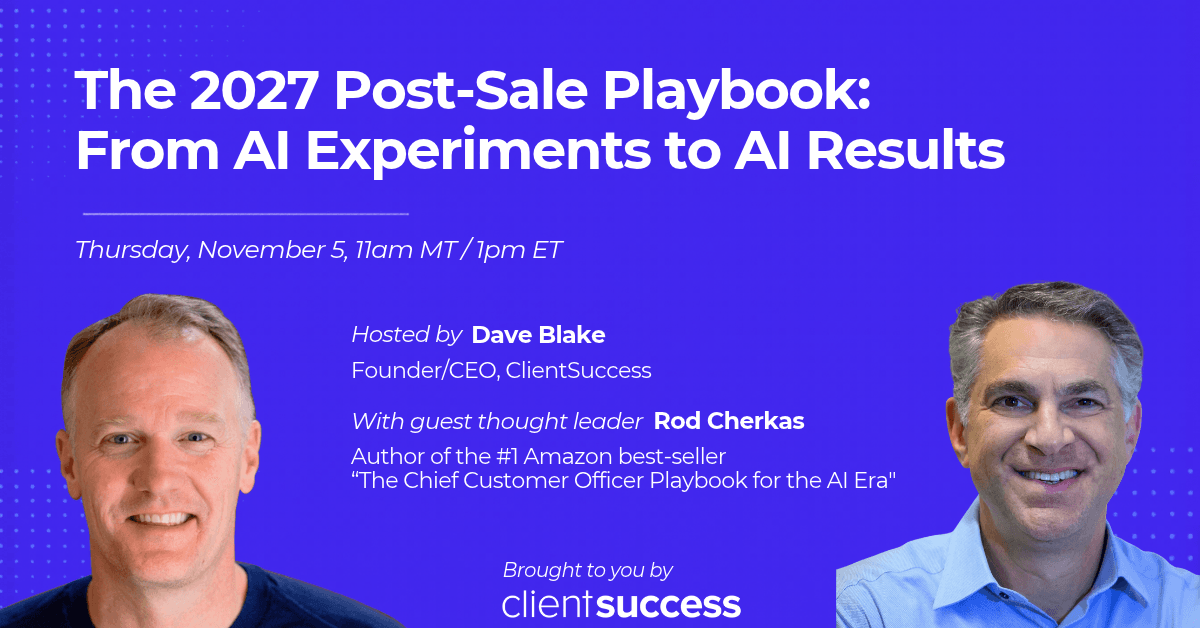 The 2027 Post-Sale Playbook: From AI Experiments to AI Results